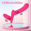 Double Dildo Wearable Panty Dildo Vibrator Adjustable Strapless Silicone Double Dildo G-spot Stimulation Remote Controls Erotica Toys