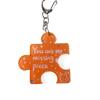 Multicolour Acrylic Puzzle Text Keychain Korean Style Accessories  Versatile   Daily