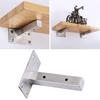 1Pc Heavy Duty Save Space Shelf Bracket Stainless Steel T-Shape Solid Floating Wall Shelf Support Home