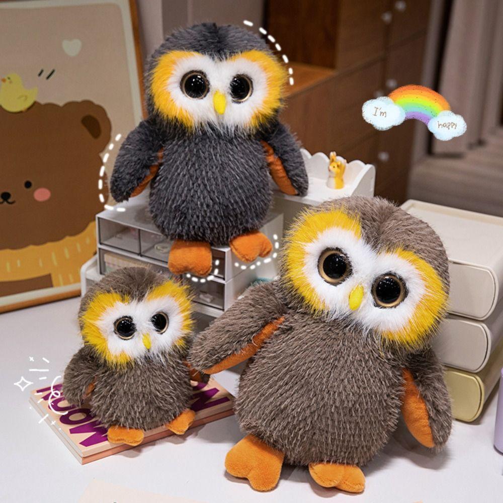 Collection Lovely Stuffed Animals Dolls Realistic Simulation Owl Toy Kids Birthday Christmas