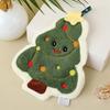 1PC Hand Towel Multi Element Christmas Creative Embroidery Thickened Hanging Cartoon Small Towel Household Coral Fleece Cute