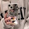 Чехлы для мобильных телефонов iPhone 11 13 XR 15 Pro Max 12 14 Pro Max Чехол iPhone 16 XS Max Зеркальный защитный чехол Зеркальный Изысканный мультяшный водонепроницаемый
