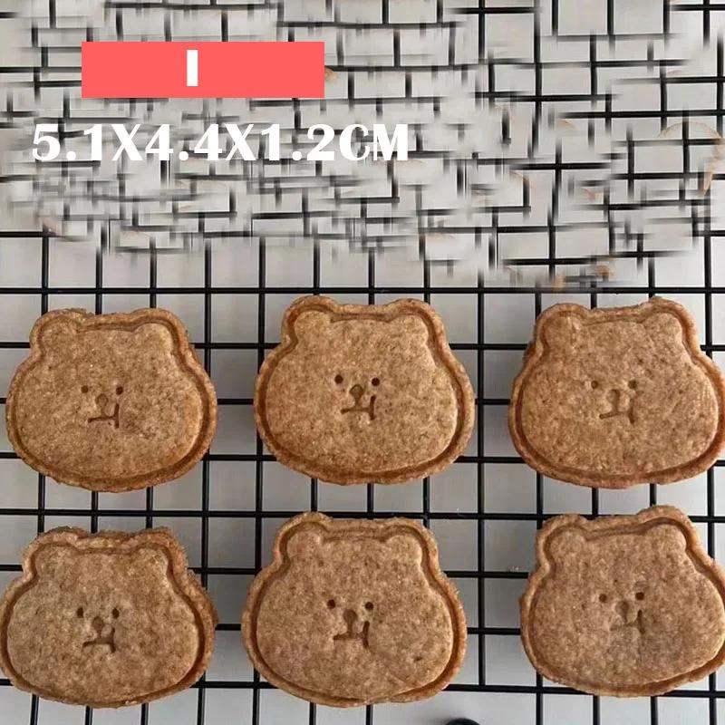 Форма для торта Формочки для печенья Штампы Форма для детского дня рождения Милый медведь Форма для печенья Глазурь Форма для печенья Формы для помадки Инструменты для выпечки