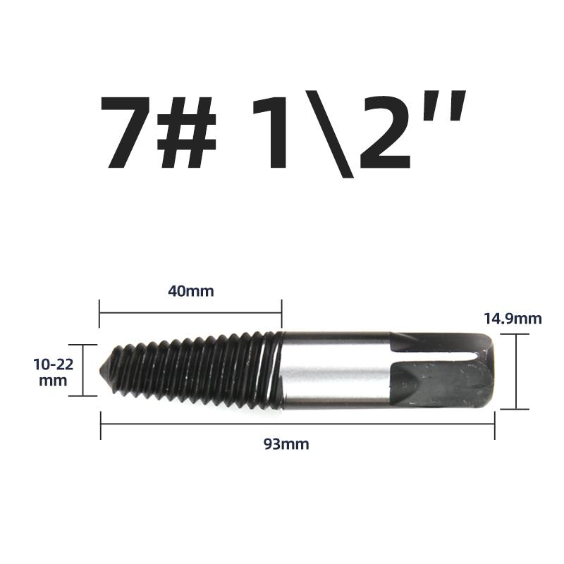 5/6 шт. экстрактор для винтов, набор металлических сверл, экстрактор для удаления поврежденных винтов, деревообрабатывающие инструменты, экстрактор сломанных болтов для водопроводных труб