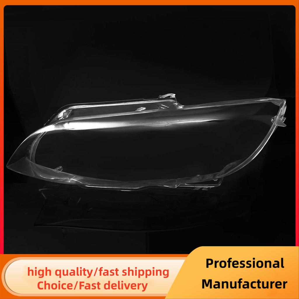 Left/Right Front Headlight Lens Covers For BMW E92 E93 Coupe Convertible M3 2006 2007 2008 2009 2010 Clear Headlamp Cover Shell