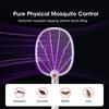 3 In 1 Mosquito Killer Lamp Foldable Electric Shocker UV Light USB Charging Fly Insect Trap Flies Racket Summer Fly Swatter