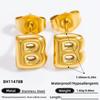 Earrings Electroplated 18k Gold Earrings, Light Luxury, Non-fading, High-end Women's Autumn and Winter Earrings and Studs