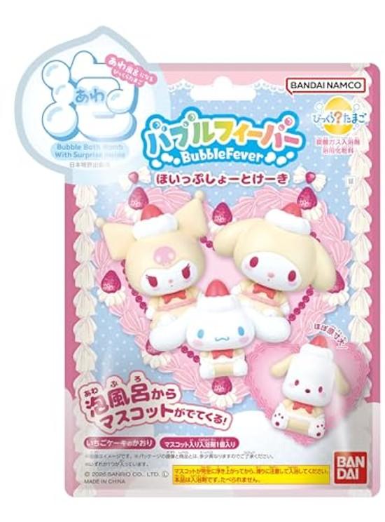 Bandai Bikkura Tamago Bubble Fever Персонажи Sanrio Взбитый Клубничный Торт Рекомендуемый возраст от 3 лет