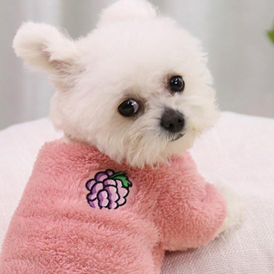 Удобная рубашка для собак, однотонная модная одежда для домашних собак, свитер