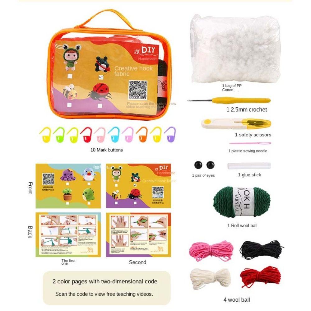 DIY Crochet Kit Handmade Hand Knitting Arts,Crafts & Sewing DIY Knitting Beginner