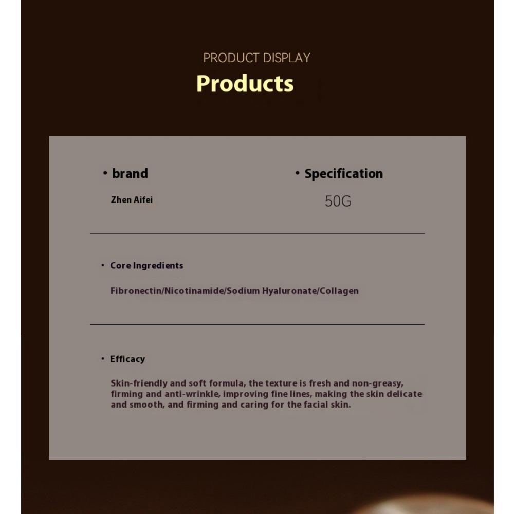 Коллагеновый укрепляющий крем против морщин Чистый сырой материал Мелкие молекулы Опреснение Тонкие линии