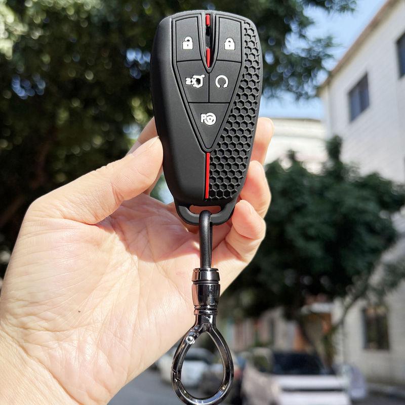 Автоаксессуары Защитный чехол-держатель для ключей автомобиля из силикона для Changan CS35 Plus CS55 PLUS CS75 Eado UNI-T UNI K Oushang X5 X7 EV