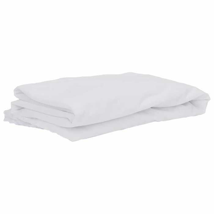 VidaXL Protège-matelas blanc 90x220 cm imperméable,drap de lit,literie,housse de drap-housse,drap-housse,housse de 4100158