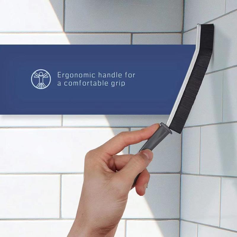 Прочная щетка для чистки затирки, бытовая щетка для швов плитки, скребок с жесткой щетиной, маленькая щетка для чистки затирки плитки, для линий пола в душе