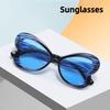 Мужские Женские Солнцезащитные Очки с Градиентным Цветом, Солнцезащитные Очки с Рамкой-Бабочкой, для Путешествий, Пляжной Вечеринки, Фотографии, Премиальные Солнцезащитные Очки, Новые