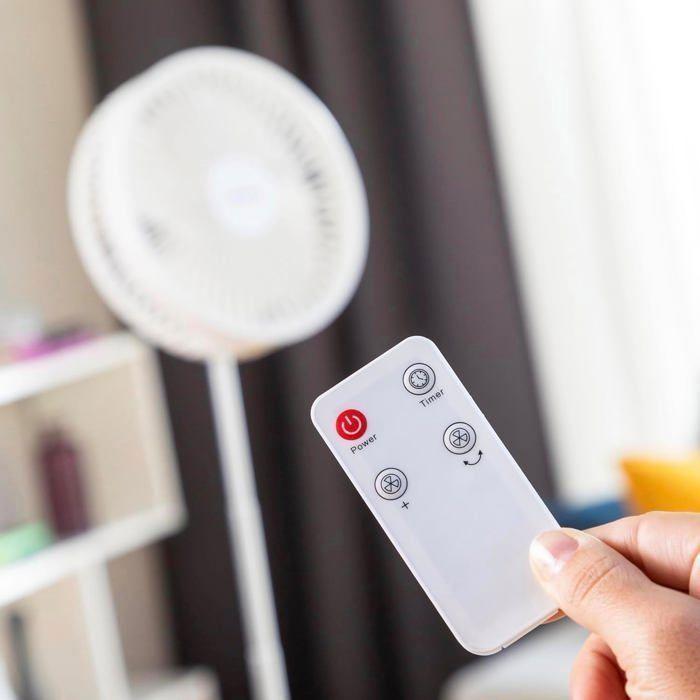 Ventilateur Portable 3 en 1 - CELLUSTOP - Rechargeable USB - Pliable - Silencieux - 4 Vitesses