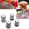 Stainless Steel Spice Salt Pepper Shaker Jar Cruet Container Bottle Castor Kitchen Dining Tool