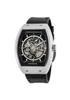Daniel Douglas DD8810 Watch Automatic Manual Winding Skeleton X DANIEL&DOUGLAS & Men's (Silver Black)