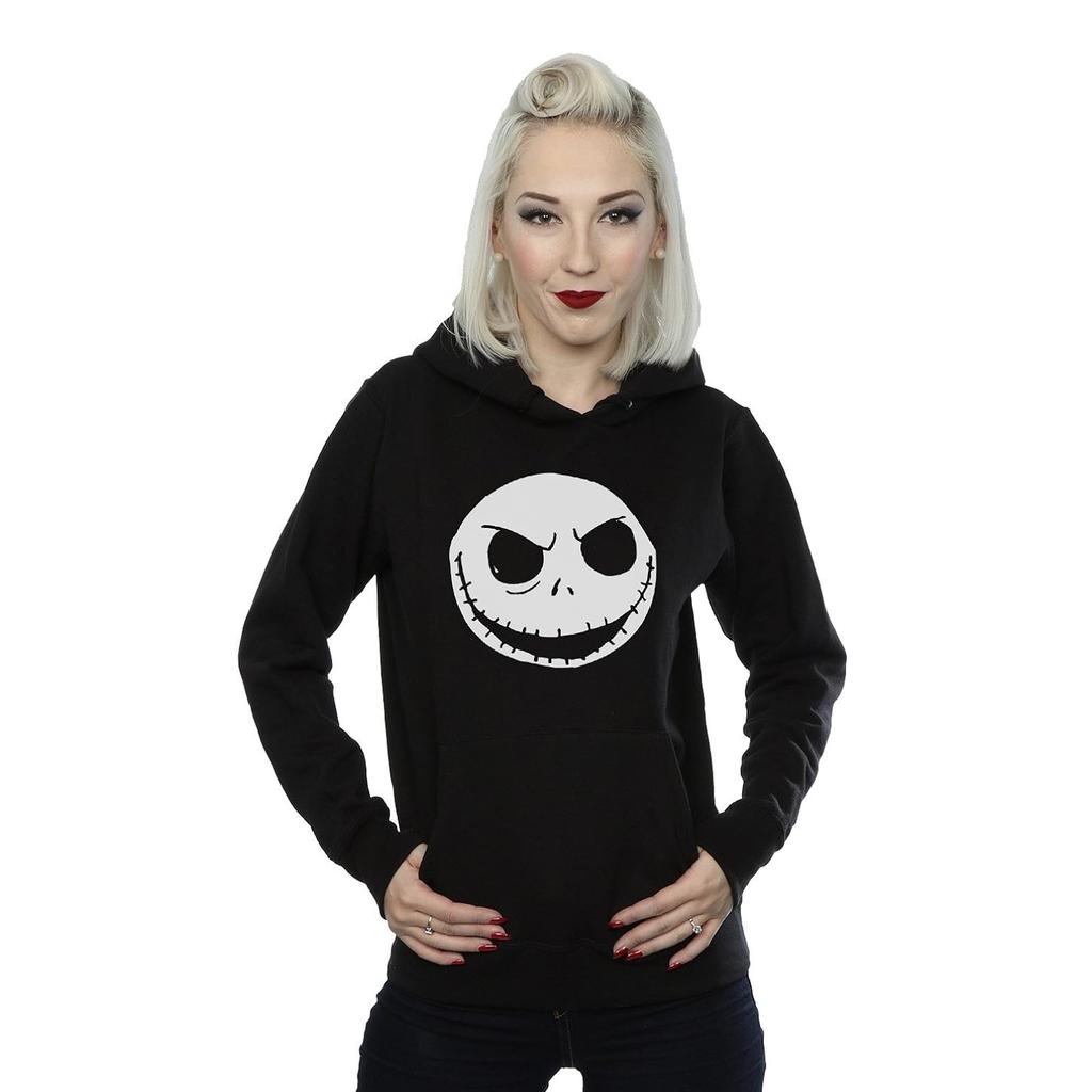 Disney Womens/Ladies The Nightmare Before Christmas Face Hoodie