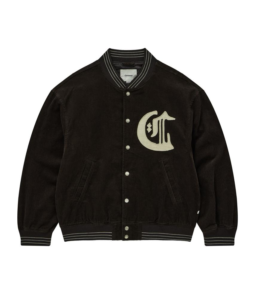 COVERNAT Diploma C Logo Corduroy Varsity Brown