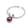 Кольцо Banyan Tree S925 Silver Garnet с рогом оленя - Милое открытое рождественское украшение для женщин