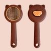 Pet Slicker Brush Self Cleaning Shedding Brush Cat Floating Hair Removal Massage Comb Pet Grooming Accessory for Dogs Cats