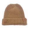 Loewe F000487XEK Knit Cap Camel Wool Mens