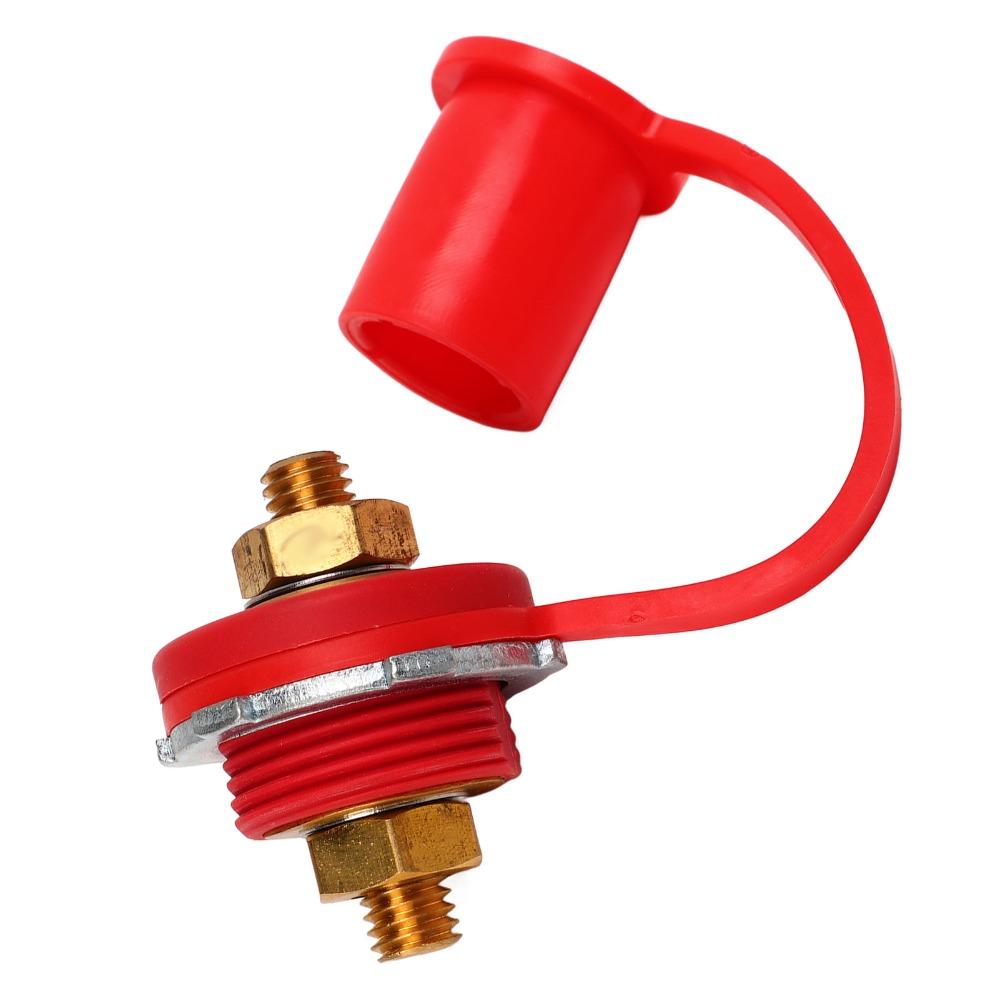 3/8in Battery Terminal Connector 250A Brass Stud Terminals Heavy Duty Battery Charger Post  RV