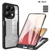 Для Xiaomi Poco M6 Pro 4G Чехол Poco X6 Покрытие POCOX6 Чехол для защиты всего тела Защитный 360 Двусторонний Чехол Funda Coque Capa