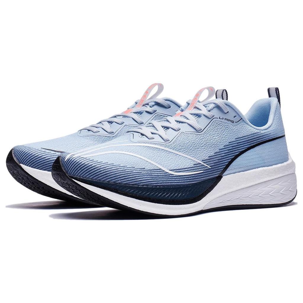 Кроссовки мужские Li Ning Red Rabbit 6 Pro Non-Slip Wear-Reathable Low-Top Running Shoes Sky-Blue ARMT013-6
