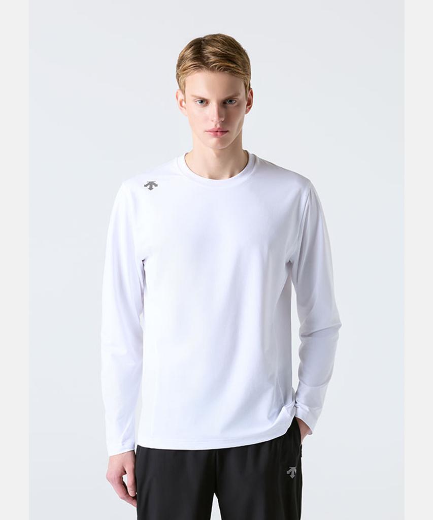 DESCENTE Running Quick-Drying Long Sleeve T-Shirt White Sr123Rtl21 (B Type)