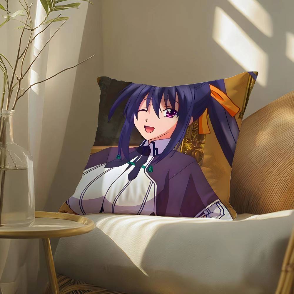 Аниме Мультфильм High School DxD-Красивая наволочка Шелковистая элегантная Комфорт Диван-кровать Невидимая молния Пляжная наволочка