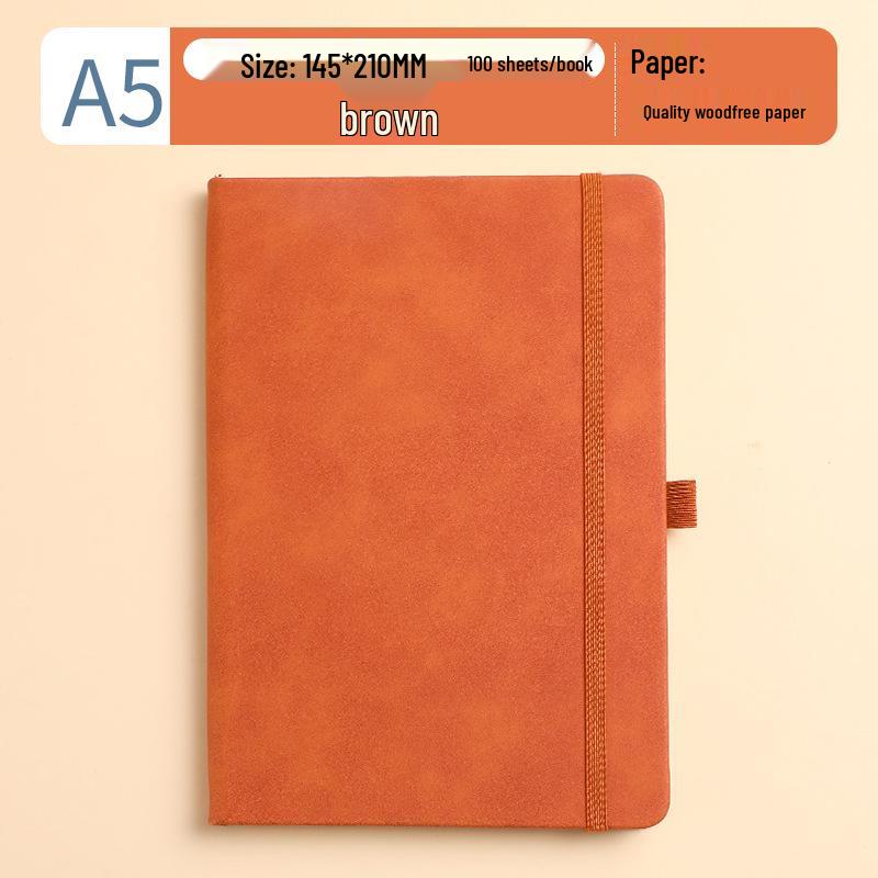 Блокнот формата А5 на резинке - Настраиваемый журнал цвета макарон с печатью логотипа