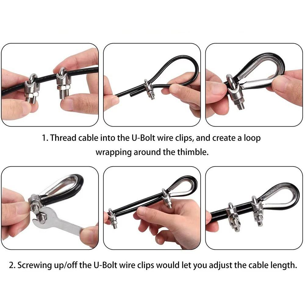 DIY Fitness Machine Replacement Cable Adjustable Pulley Cable Gym Steel Wire Rope LAT Pull Down