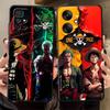 Чехол для Xiaomi Redmi 14C K40 K80 Pro 9 A3 A4 A5 12C A1 A2 Plus 10 13C Funda Чехол для телефона One Piece Модный Luffy Zoro