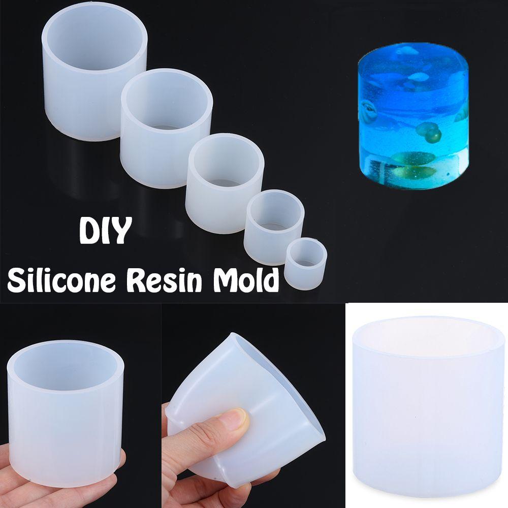 Succulents Jewelry Making Molds Handmade Crystal Glue Cylinder Silicone Casting Mould Resin Mold