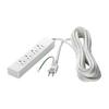 BUFFALO 3 Pin Power Tap 4 Ports Standard 2m White BSTAPST3420WH