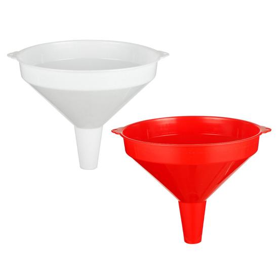 Набор пластиковых воронок пищевого класса с широким горлом для переливания жидкостей, масла, вина