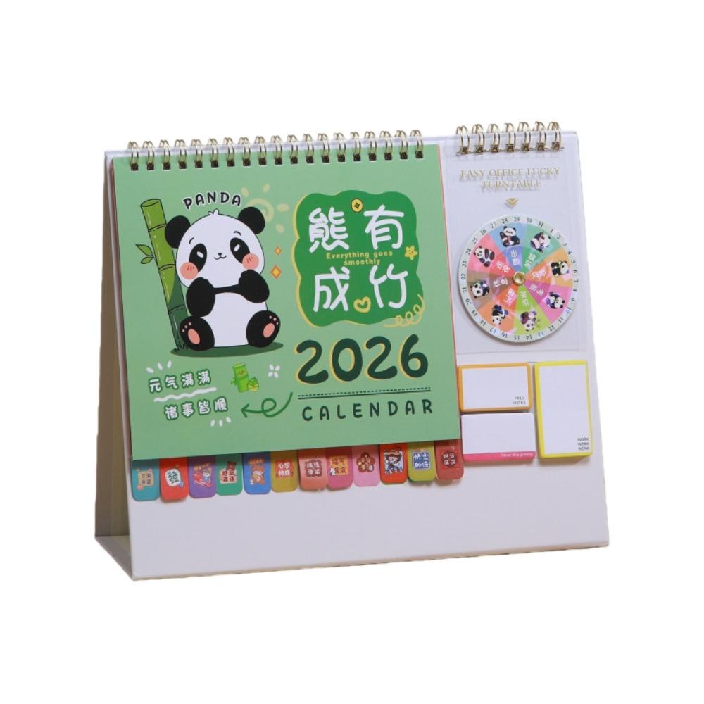 Month Date Display 2026 Desk Calendar Chinese New Year Style Monthly Planner Daily Planning