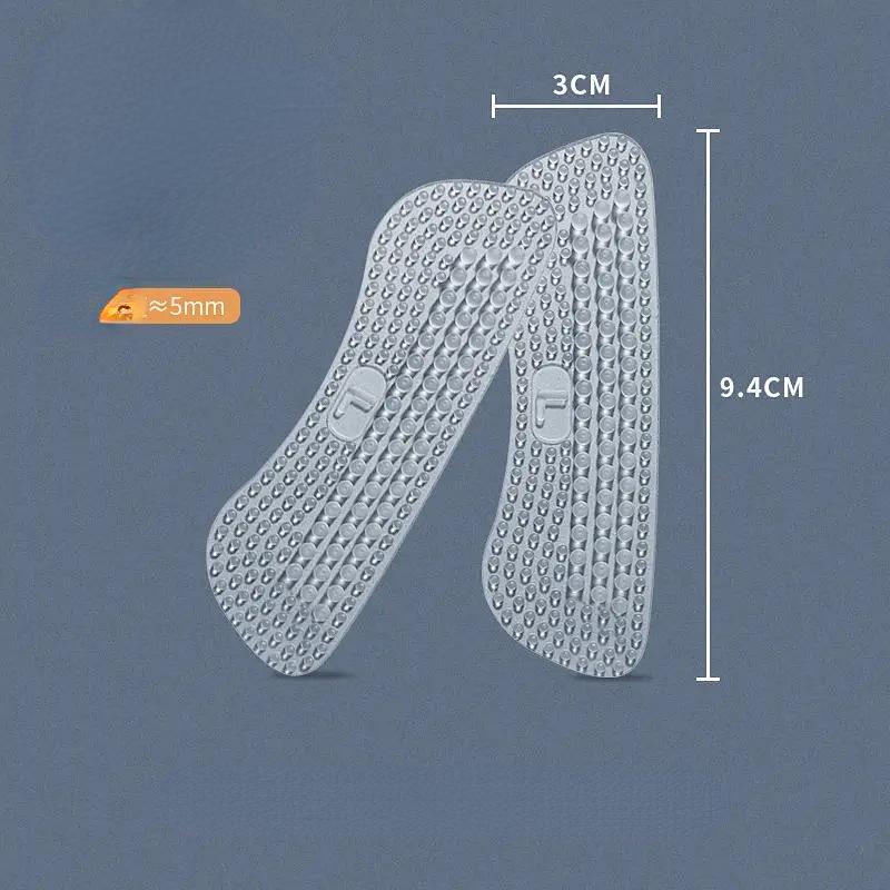 Upgrade Silicone Heel Stickers for Women's Heel Grip, Men's Anti-skid Heel Pad, Anti-skid Insertion Pad, Heel Care Protector
