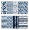 Soimoi Комплект из 8 штук Fat Quarter — с принтом Tie & Dye, 18 x 22 дюйма, лоскутное шитье своими руками — предварительно нарезанная ткань для квилтинга из 100 хлопка