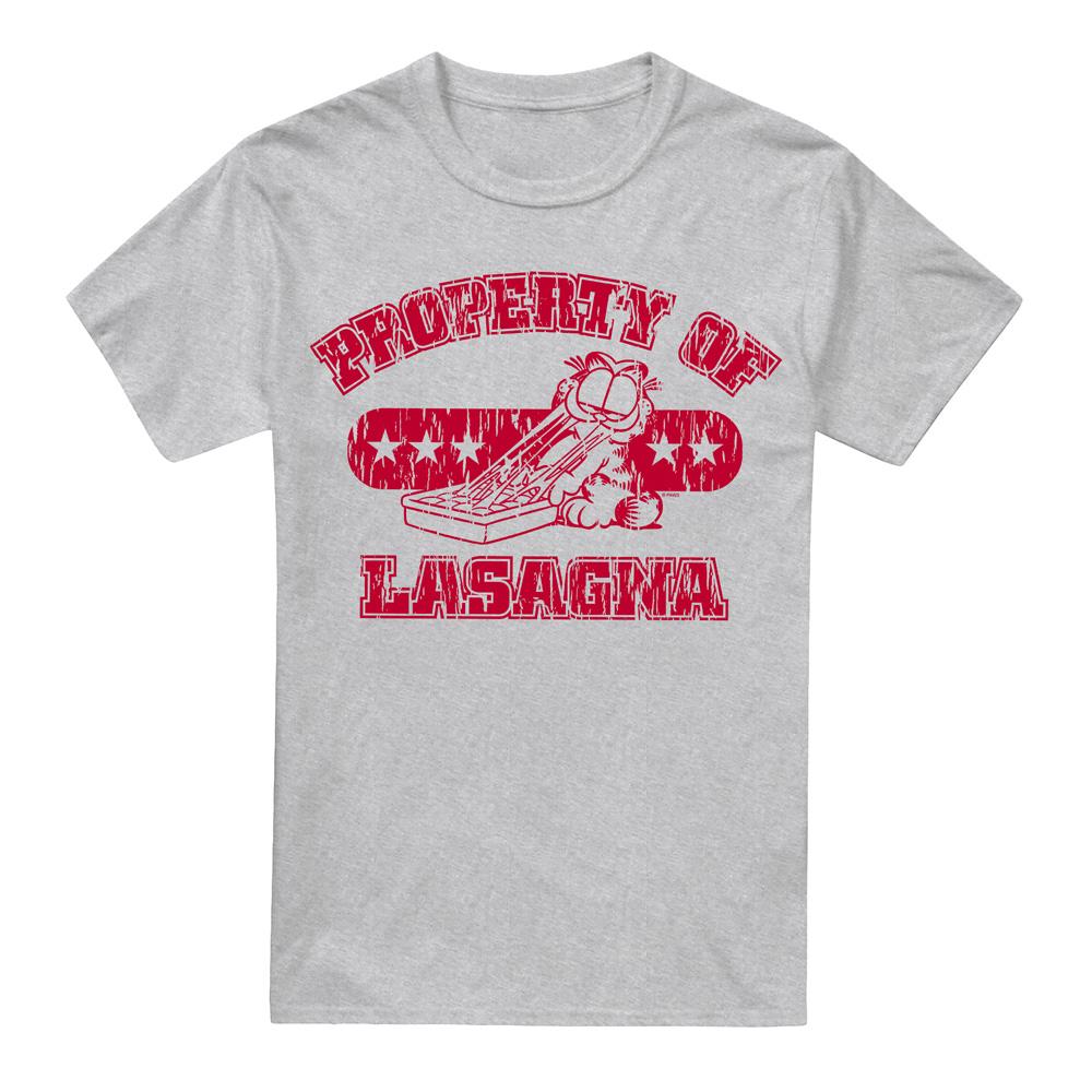 Garfield Mens Property Of Lasagna T-Shirt