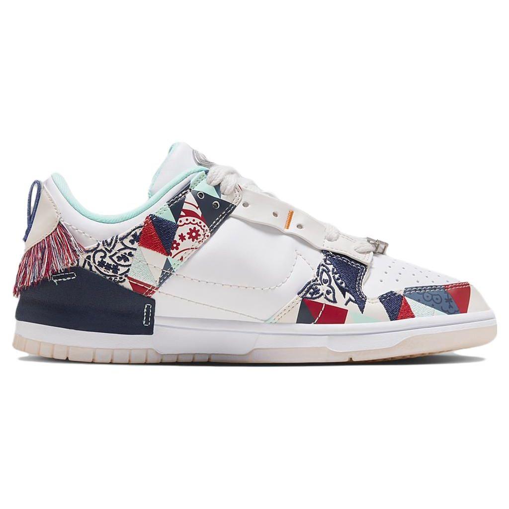 Nike Женские кроссовки Dunk Low Disrupt 2 Native Patterns, разноцветные, белые, темно-синие, полночь, FN8917-141