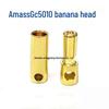 Amass Aimaishi GC5010 Универсальный Банановый Штекер 5.0мм, 40А, Позолоченный 24К