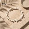 Seaside Commemorative Jewelry Summer Beach Bracelet, Bohemian Sea Shell Turtle Braided Handmade Woven Boho Coastal Gift String Wristband, Adjustable