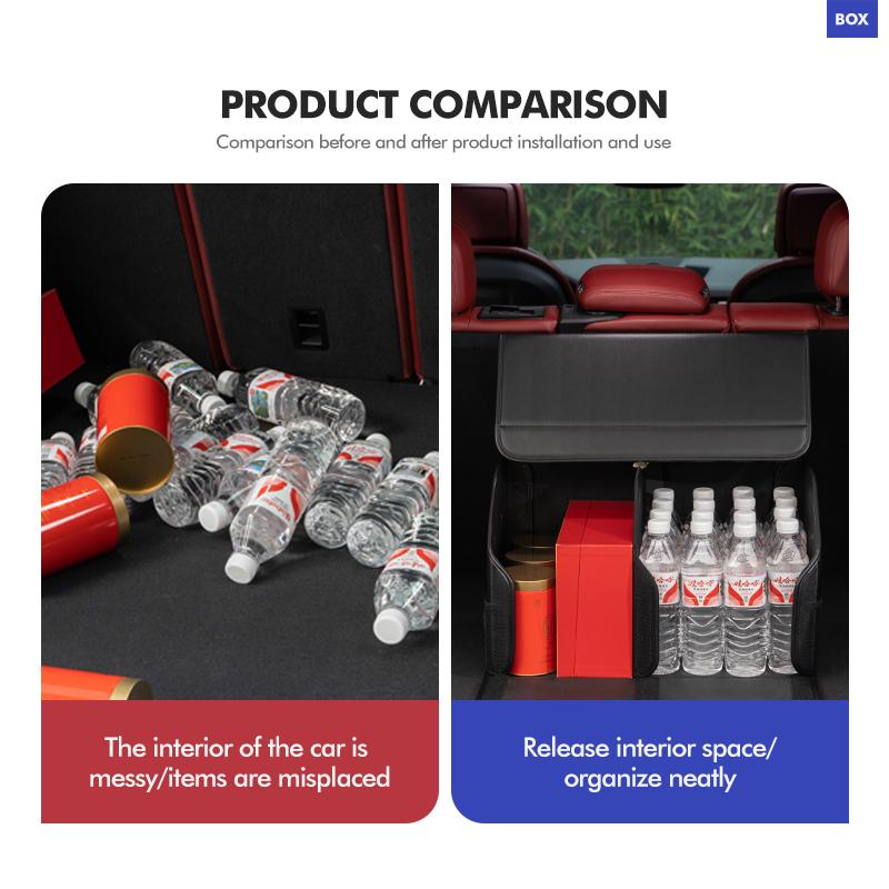 Large Capacity Car Trunk Folding Multi-Purpose Storage Box For Citroen C5 C1 C2 C6 C4L DS3 DS4 DS5 C-Elysee Grand Berlingo ajz256