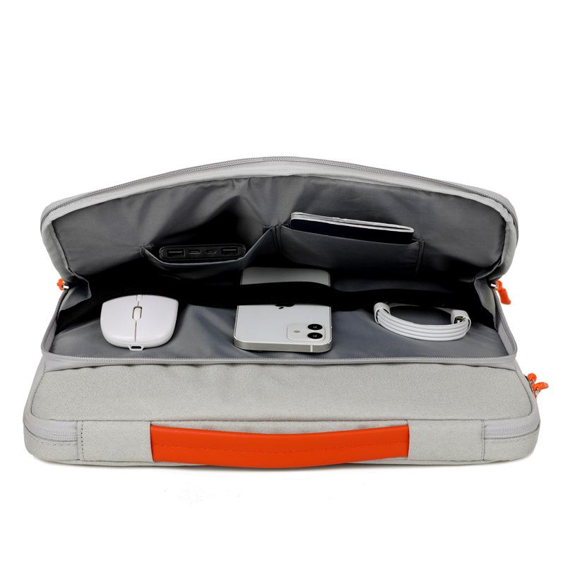 TS JYL laptop bag,Business Laptop Handbag Men Multi-Layer Document Bag Commuter Briefcase