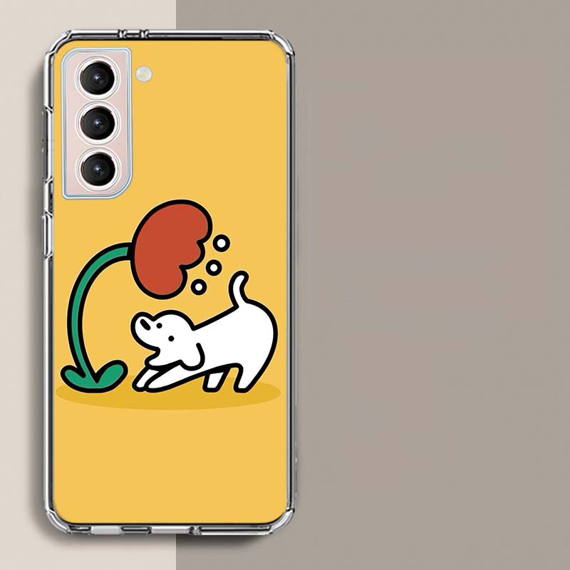 Cute Matsui Art Phone Case For Samsung Galaxy S25 Edge S24 S23 FE S21 S20 S10 Plus S22 S26 Ultra Cover Clear Cases TPU Capa Shel