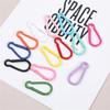 Safety Buckle Camping 45x24mm Making Jewelry Keychain Clip Carabiner Hook Key Ring D Carabiner