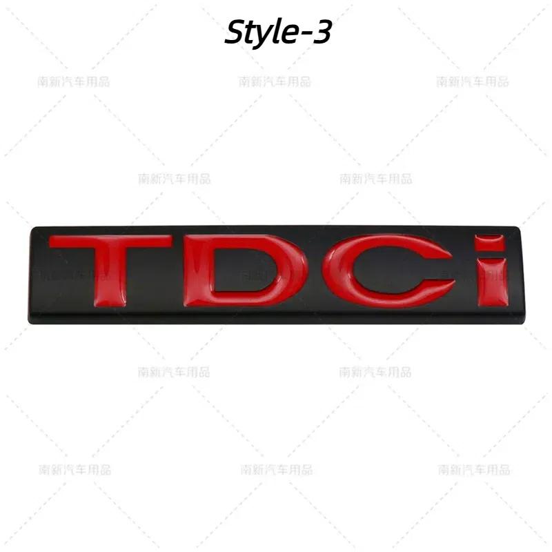3D Металлическая эмблема TDCi, стайлинг автомобиля, эмблема на заднюю дверь багажника, самоклеящаяся наклейка, аксессуары для Explorer Transit